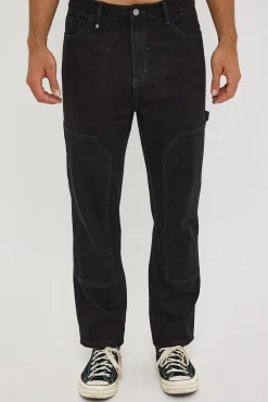 Carpenter Double Knee Pant Black Rinse