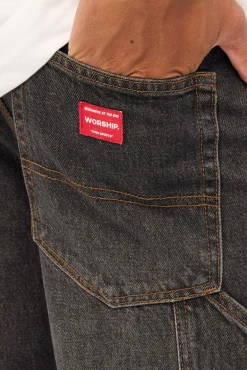 Carpenter Jean Short Worship Black Dust