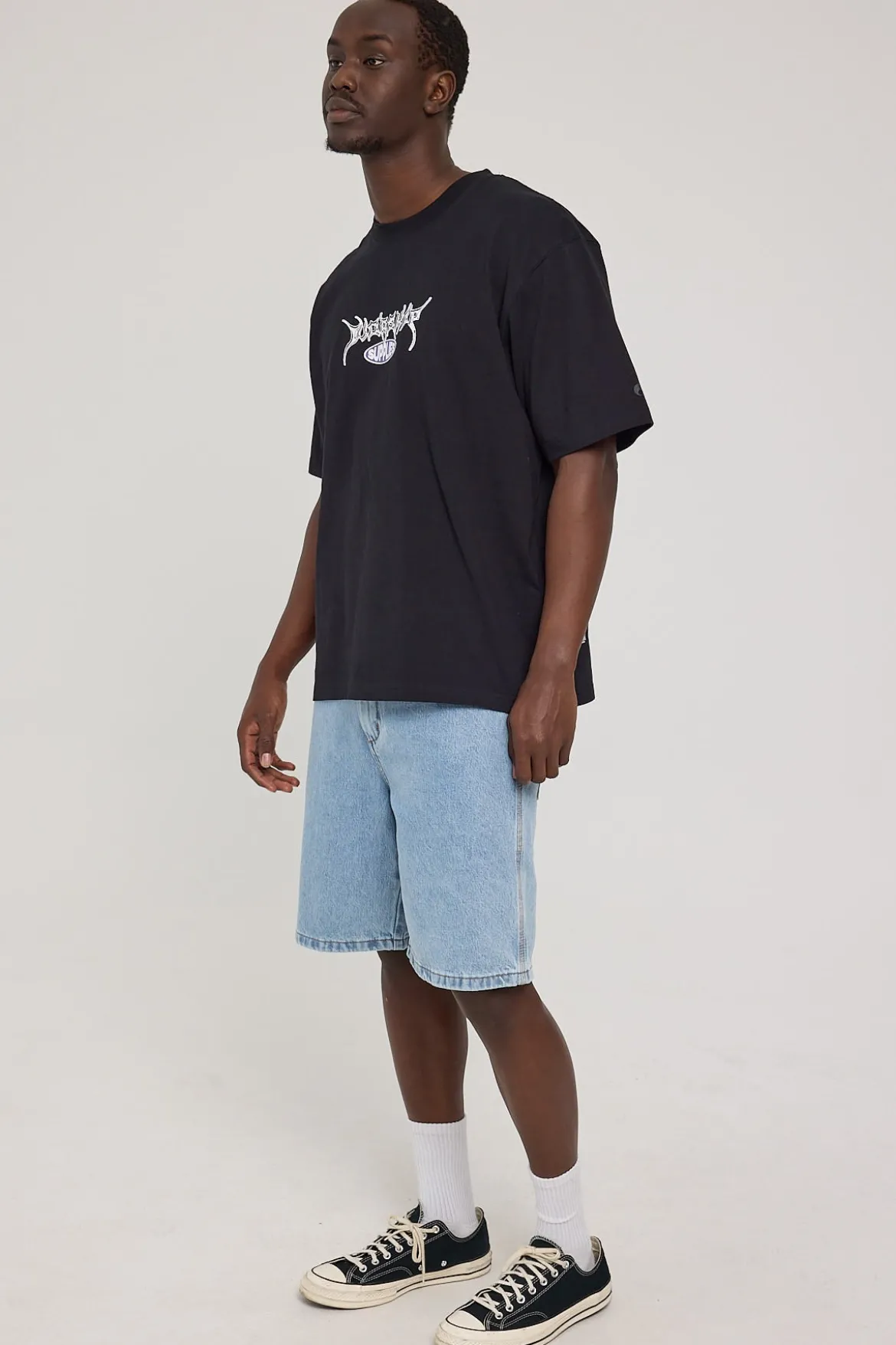 Carpenter Jean Short Worship Worn Blue