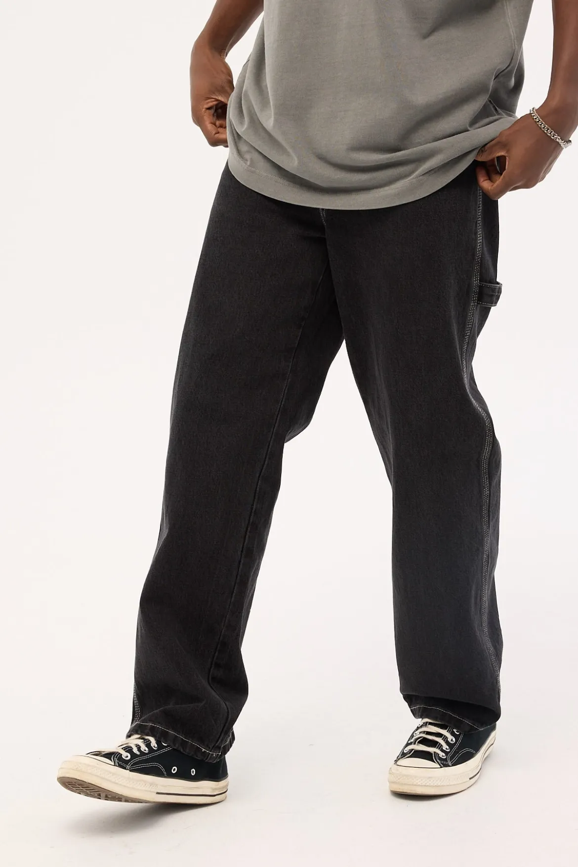 Carpenter Jean Washed Black