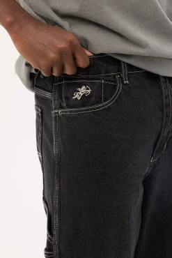 Carpenter Jean Washed Black