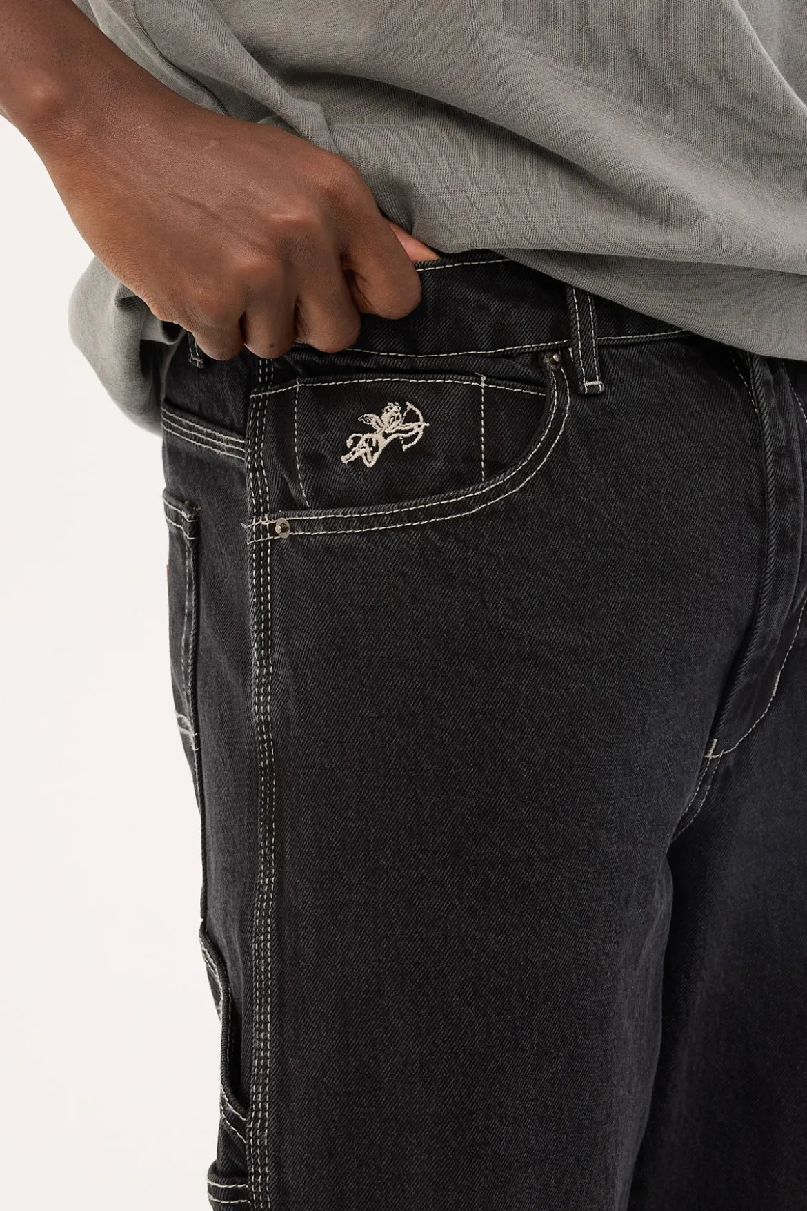 Carpenter Jean Washed Black