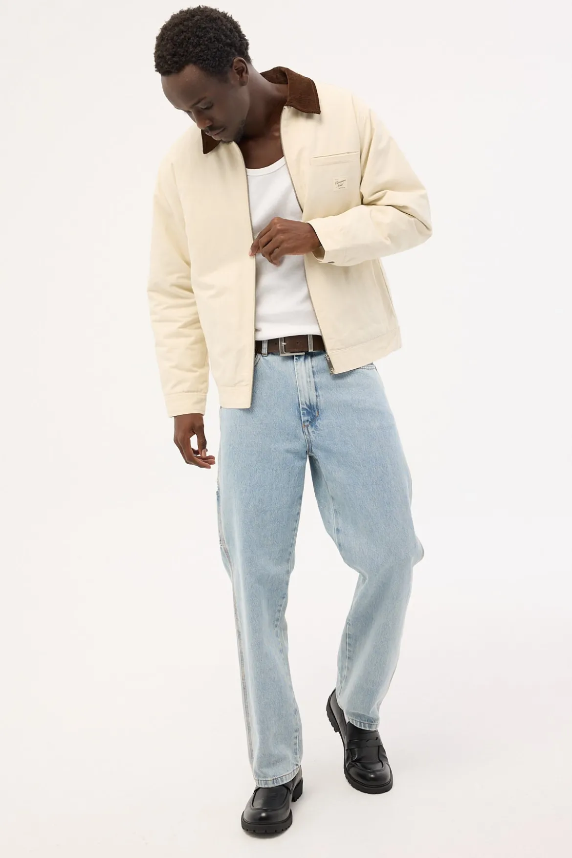 Carpenter Jean Worship Worn Blue Denim