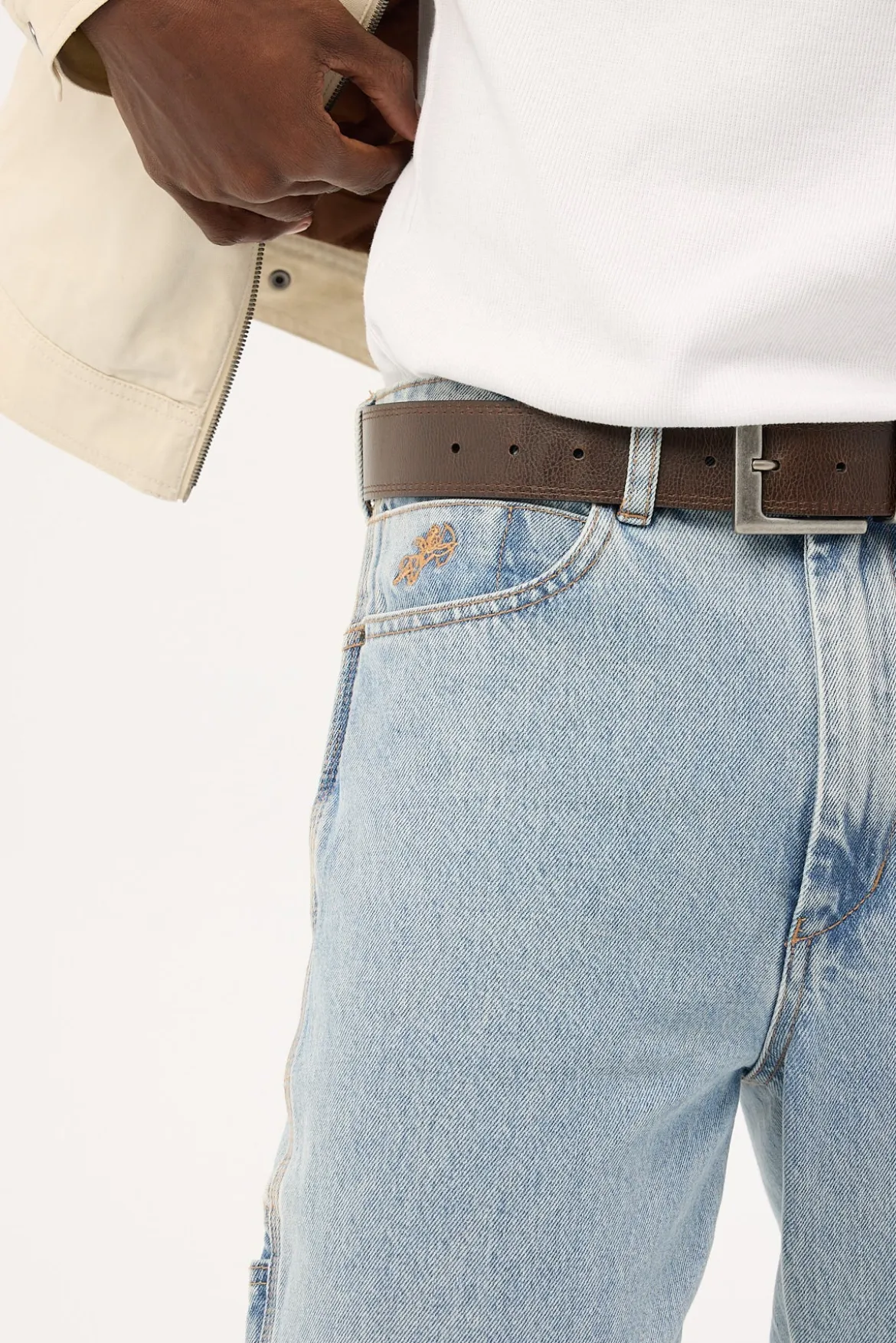 Carpenter Jean Worship Worn Blue Denim