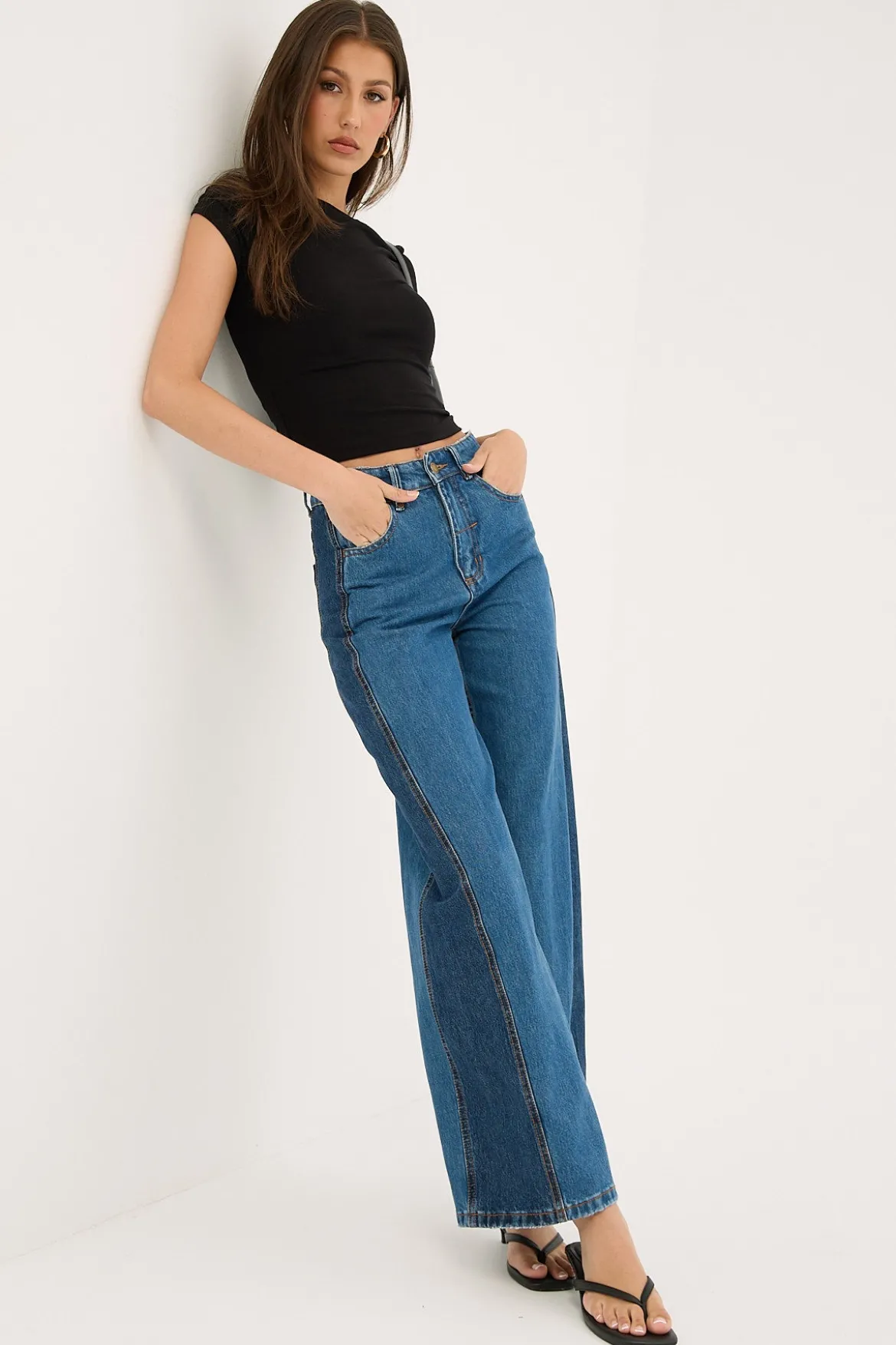 Carter jean Two Tone Blue