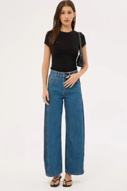 Carter jean Two Tone Blue