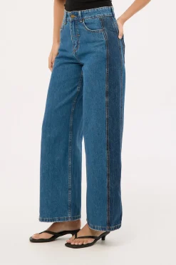 Carter jean Two Tone Blue