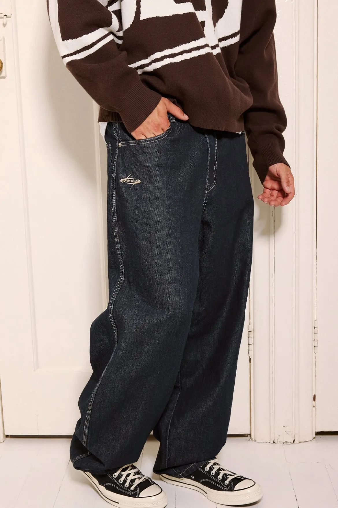 Cast Titan Baggy Jean Raw Indigo Denim