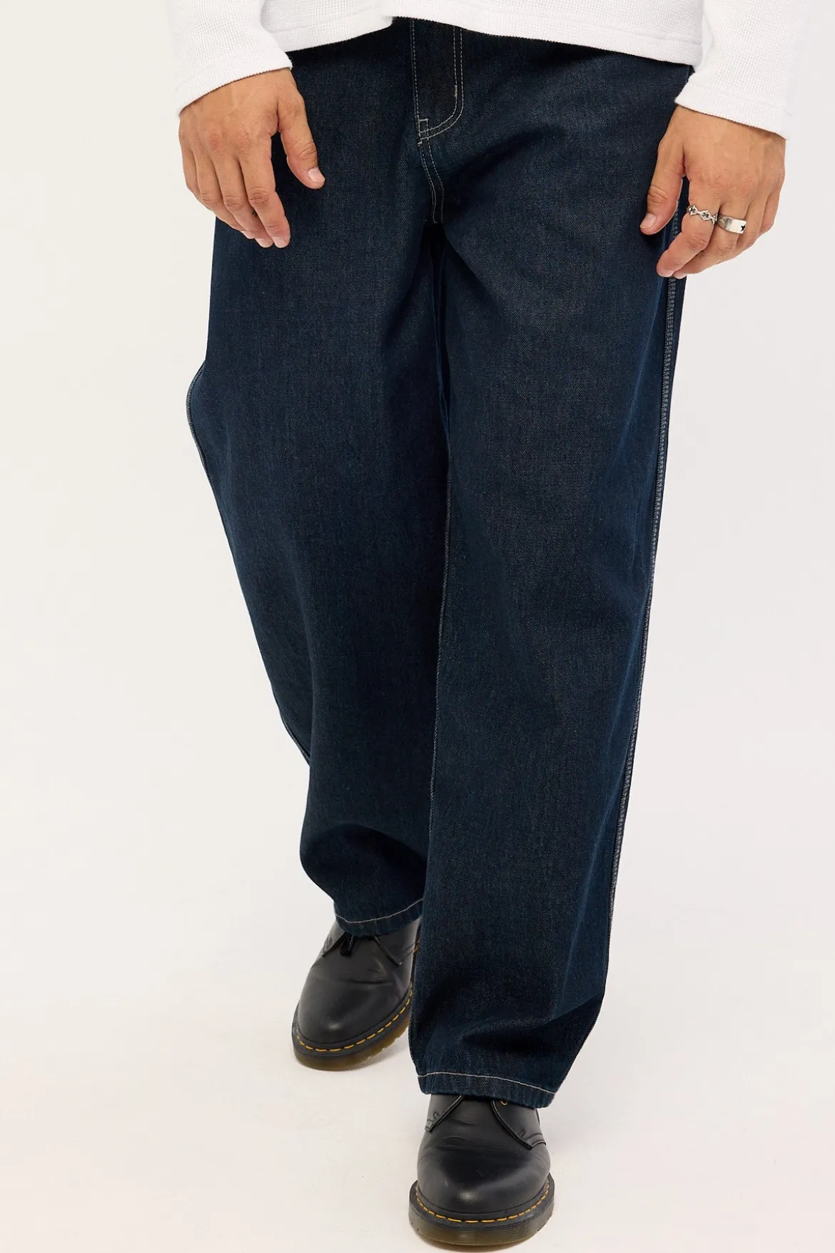 Cast Titan Baggy Jean Raw Indigo Denim