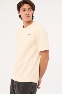 CCC Script Washed T-shirt AM Whitecap Gray