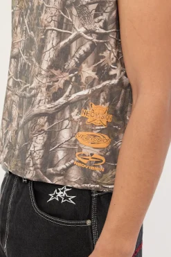 Cena Cropped Muscle Tank Camo