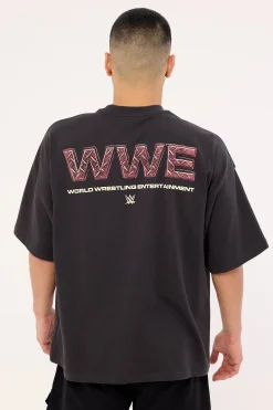 Cena Smackdown Boxy Tee Faded Black