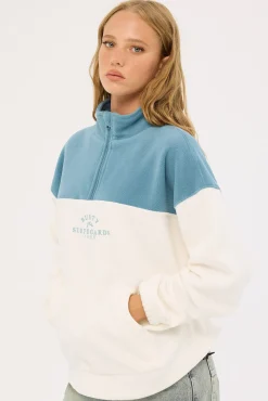 Central Division Crew Polar Fleece Bright White