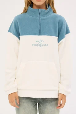 Central Division Crew Polar Fleece Bright White
