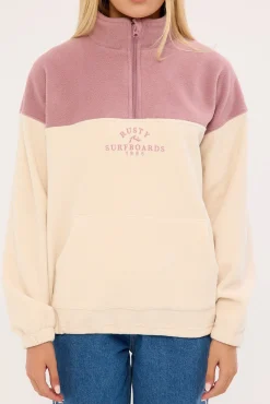 Central Division Crew Polar Fleece Pink A Boo