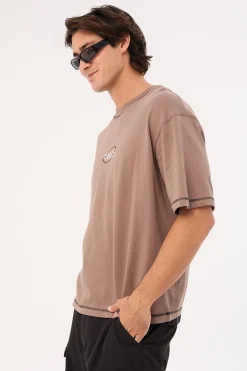 Chain Of Formation Embro Box Fit Oversize Short Tee Falcon