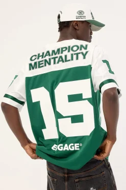 Champion Mentality Oversized Jersery Green/White
