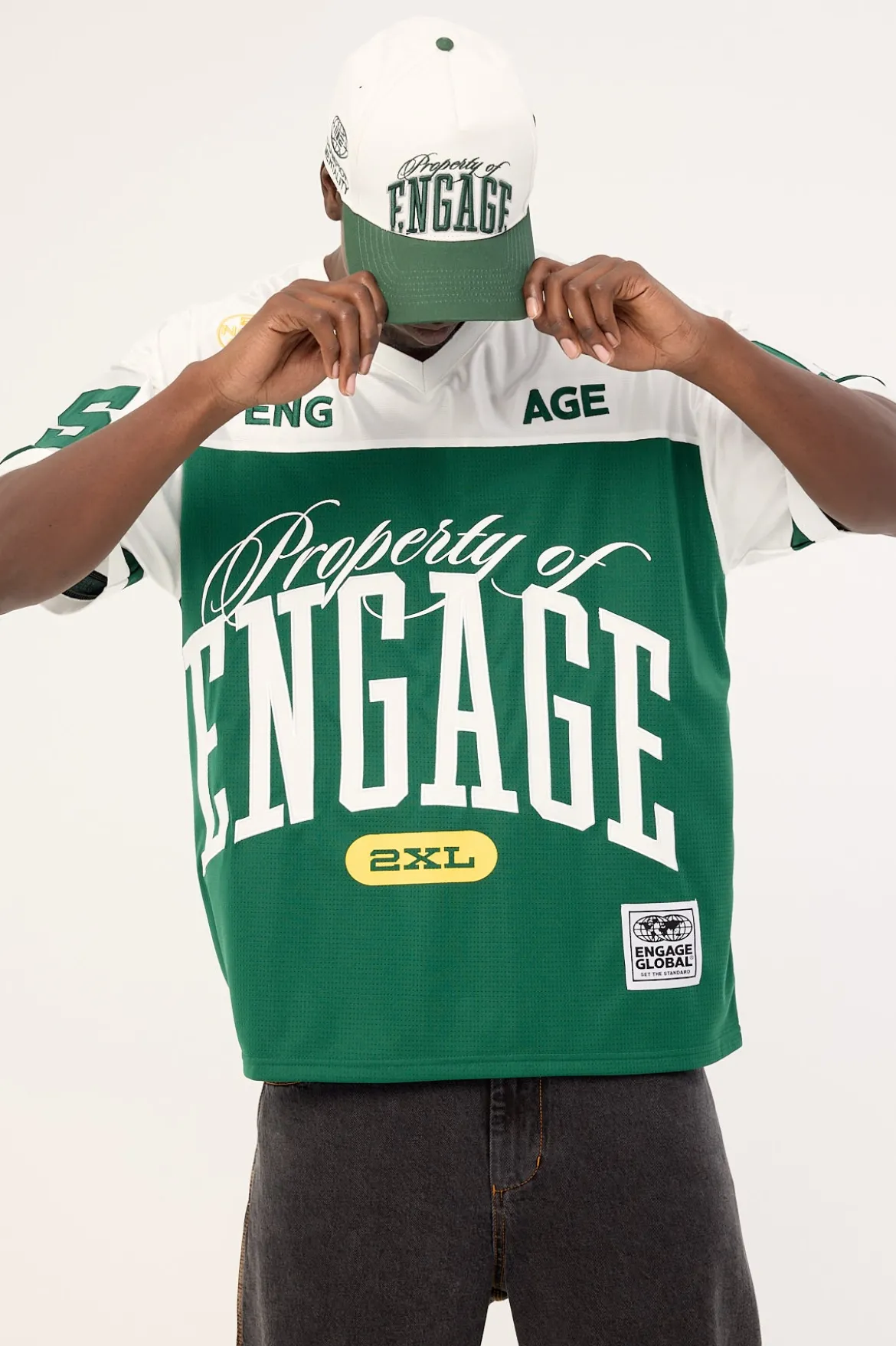 Champion Mentality Oversized Jersery Green/White