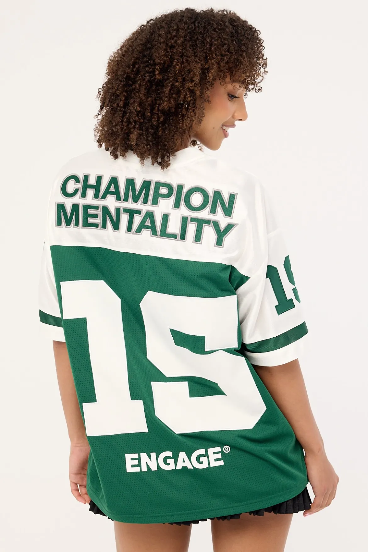 Champion Mentality Oversized Jersery Green/White