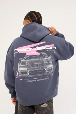 Chassis Street Hoodie Steel