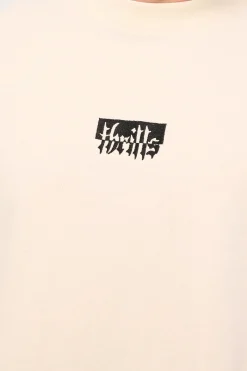Cheap Thrills Embro Box Fit Oversize Short Tee Unbleached