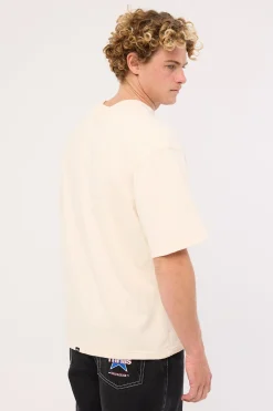 Cheap Thrills Embro Box Fit Oversize Short Tee Unbleached