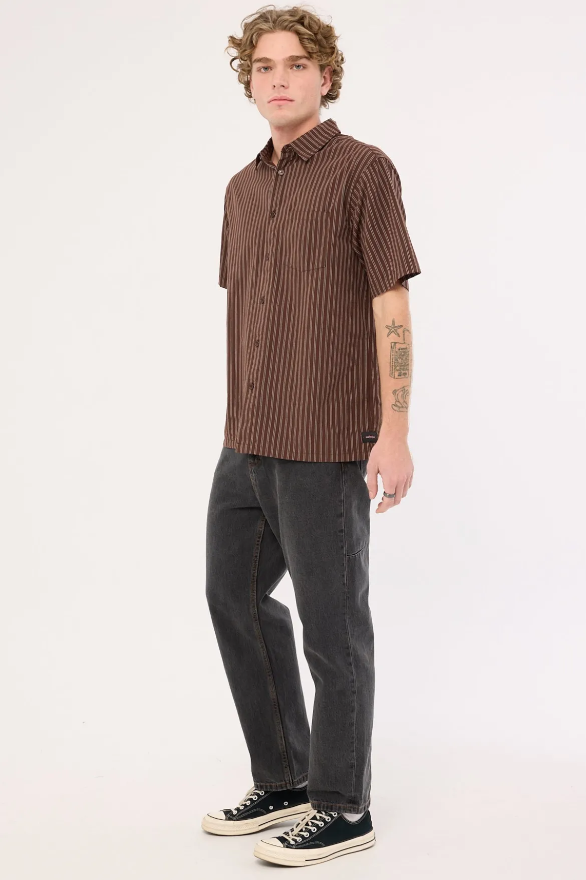 Cheap Thrills Slacker Jean Ash Black