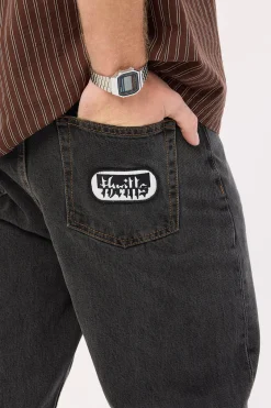 Cheap Thrills Slacker Jean Ash Black