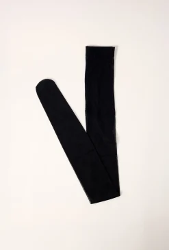 Check Stockings Black