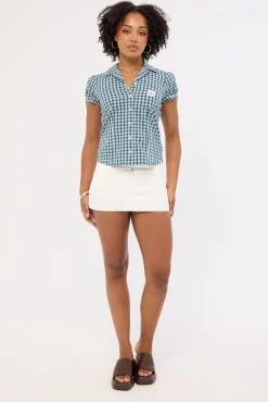Checkmate Baby Short Sleeve Shirt Blue