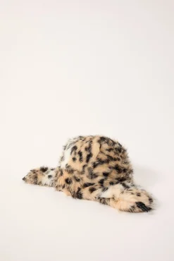 Cheetah Faux Fur Trapper Hat Leopard