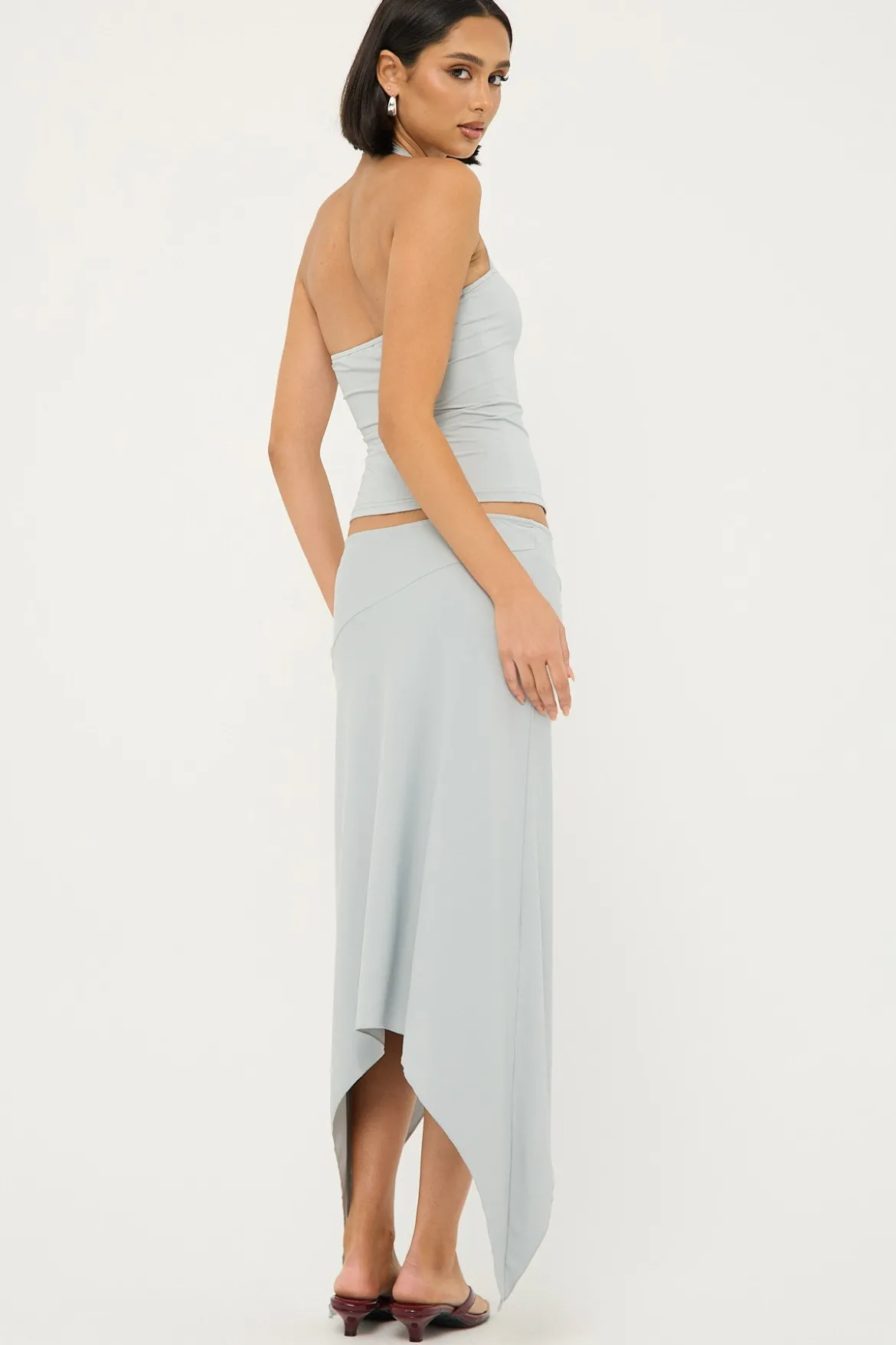 Cherie Midi Skirt Smoke