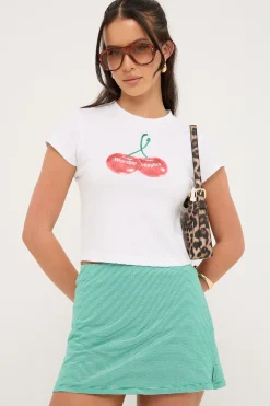 Cherio Teeny Tee White