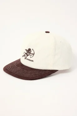 Cherub Cord 5 Panel Hat Dark Choc