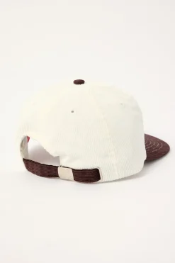 Cherub Cord 5 Panel Hat Dark Choc