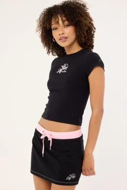 Cherub Micro Skort Black