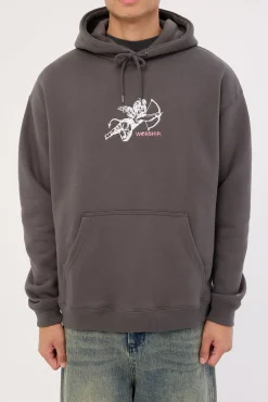 Cherub Pull Over Hood Worn Black