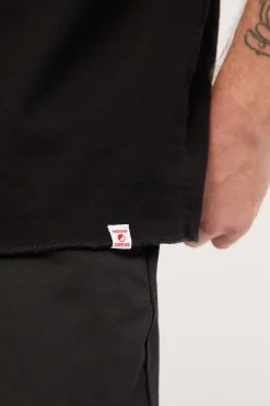 Cherub Short Sleeve Work Shirt Black