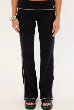 Cherub Y2K Foldover Leggings Black