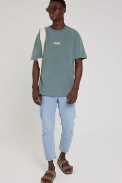 Chopped Denim Jean Ash Blue
