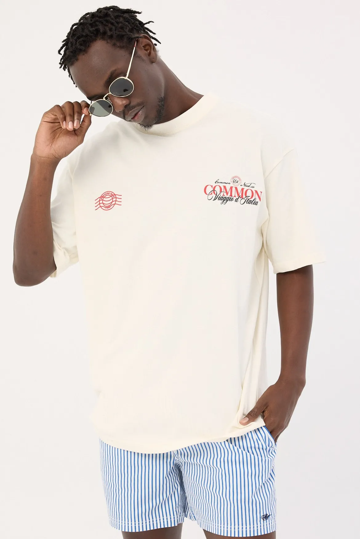 Cinque Terre Heavyweight Boxy Tee Cloud White