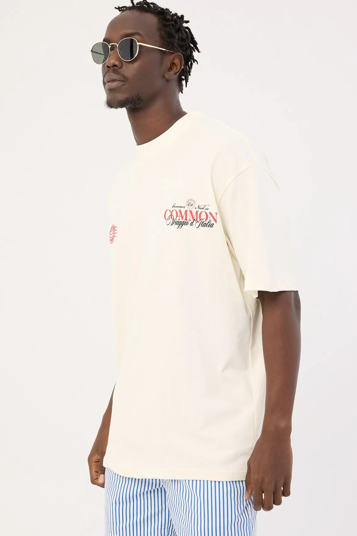 Cinque Terre Heavyweight Boxy Tee Cloud White