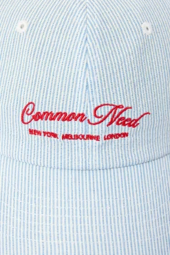 Cities Mid Profile Cap Blue Stripe