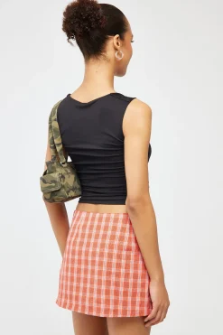 Class Micro Wrap Skirt Tomato Red