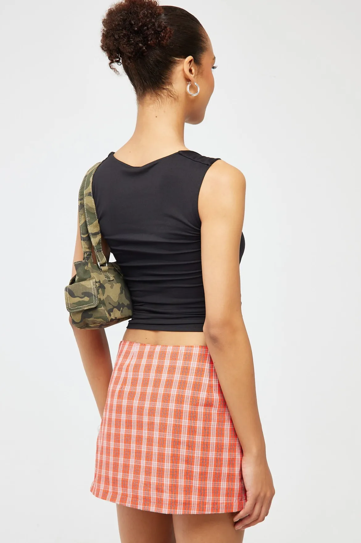 Class Micro Wrap Skirt Tomato Red