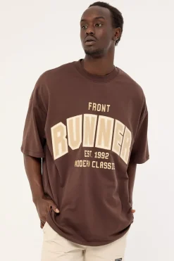 Classic Front Tee Chocolate