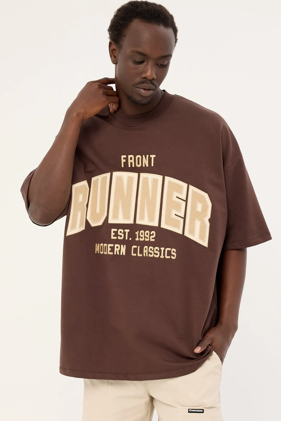Classic Front Tee Chocolate
