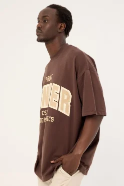 Classic Front Tee Chocolate