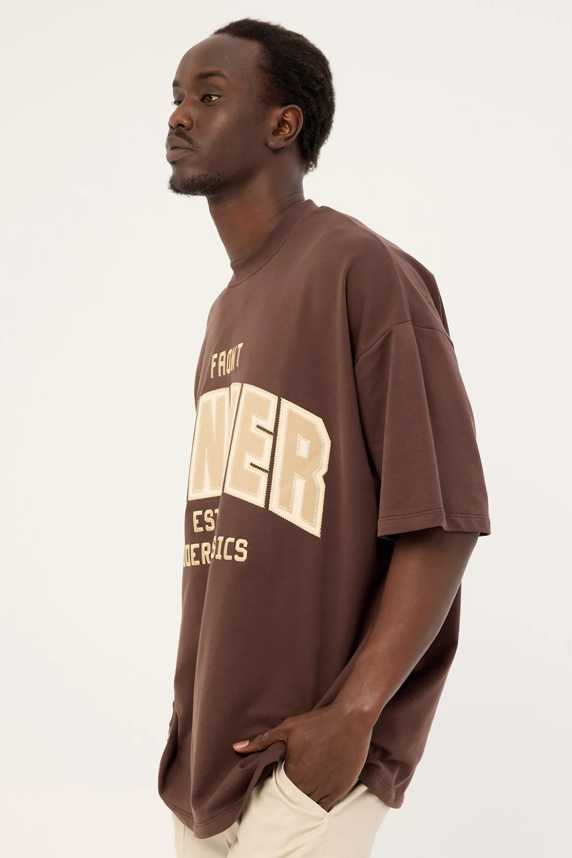 Classic Front Tee Chocolate