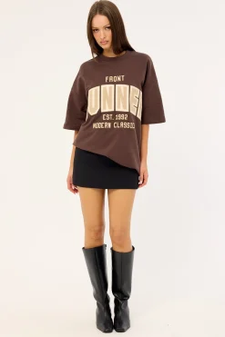 Classic Front Tee Chocolate
